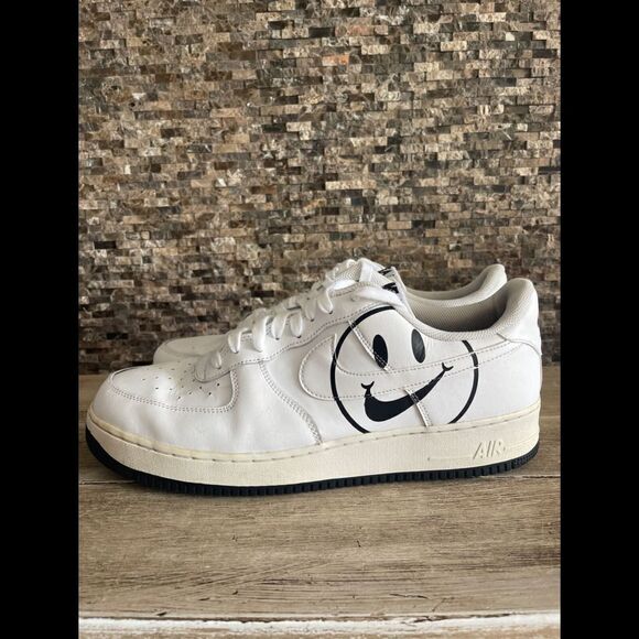 Nike Air Force 1 Mens Size 14 BQ9044-100 Have A Nike Day White Black - Picture 5 of 9